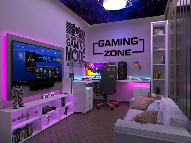 Trang trí decor for games room cho phòng chơi game của bạn